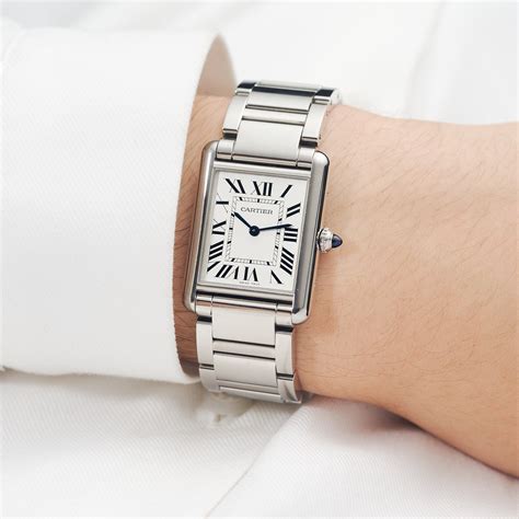 buy cartier tank|cartier tank stainless steel.